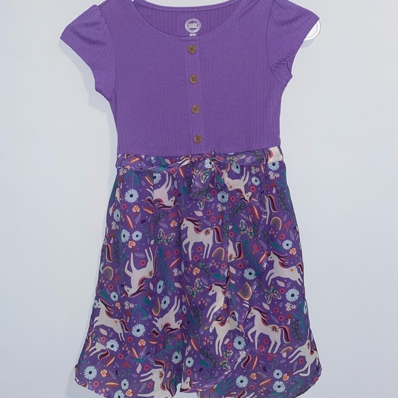 Wonder Nation Purple‎ Sundress little girls 6/6x - Picture 1 of 3